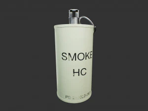 m8 smoke grenade 3D Model