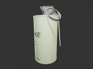 m8 smoke grenade 3D Model