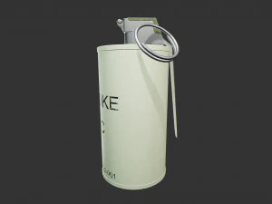 m8 smoke grenade 3D Model