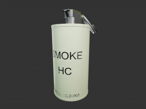 m8 smoke grenade 3D Model