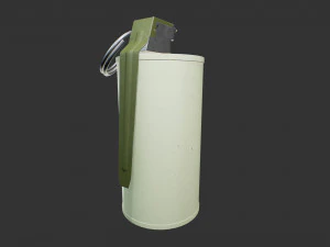 m8 smoke grenade 3D Model