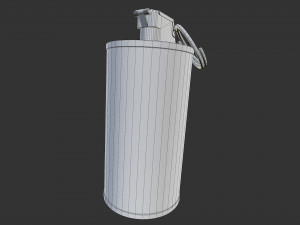 m8 smoke grenade 3D Model