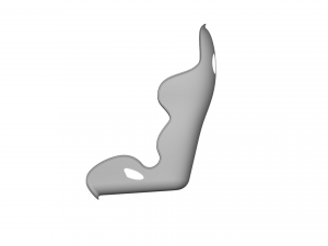 sport seat - racing seat - car seat - sport chair 3D Model