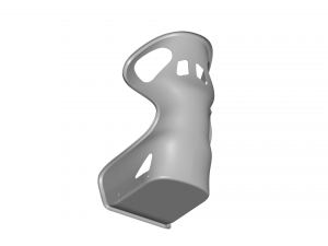 sport seat - racing seat - car seat - sport chair 3D Model