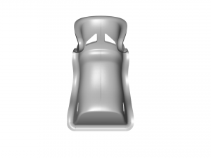 sport seat - racing seat - car seat - sport chair 3D Model