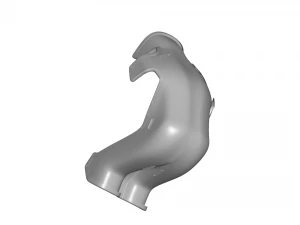 sport seat - racing seat - car seat - sport chair 3D Model
