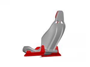 sport seat - racing seat - car seat - sport chair 3D Model