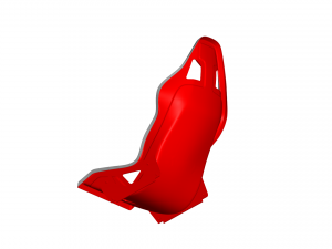 sport seat - racing seat - car seat - sport chair 3D 模型