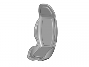 sport seat - racing seat - car seat - sport chair 3D Model