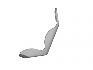 sport seat - racing seat - car seat - sport chair 3D Model