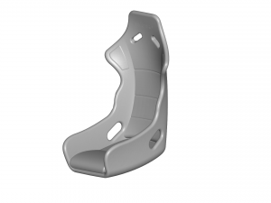 sport seat - racing seat - car seat - sport chair 3D Model