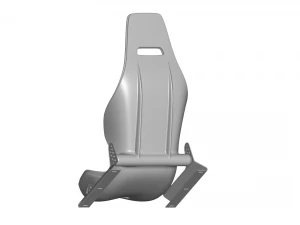 fotel sportowy - fotel wyścigowy - fotelik samochodowy - fotel sportowy Model 3D