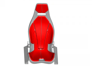 sport seat - racing seat - car seat - sport chair 3D Model