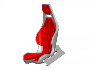 sport seat - racing seat - car seat - sport chair 3D Model