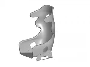 sport seat - racing seat - car seat - sport chair 3D Model