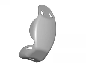 fotel sportowy - fotel wyścigowy - fotelik samochodowy - fotel sportowy Model 3D