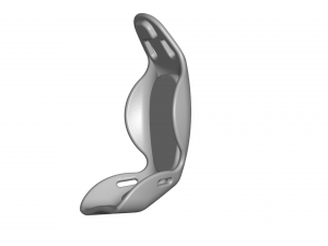 sport seat - racing seat - car seat - sport chair 3D Model