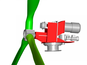wind turbine 6 kw with gear box Model 3D