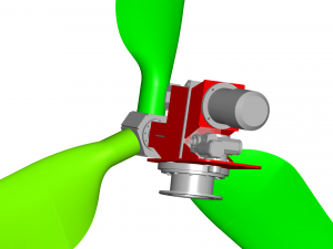 wind turbine 6 kw with gear box Model 3D