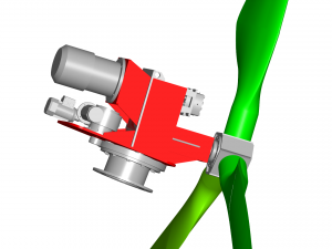 wind turbine 6 kw with gear box Model 3D