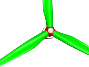 derect drive wind turbine 3D Model