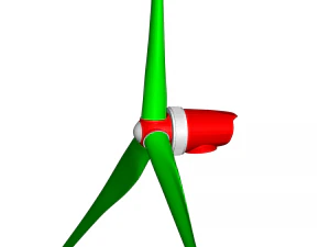 derect drive wind turbine 3D Model