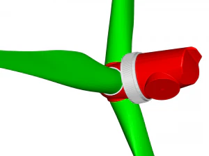 derect drive wind turbine 3D Model