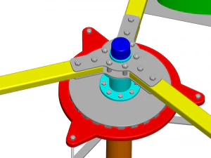 turbina wiatrowa Model 3D