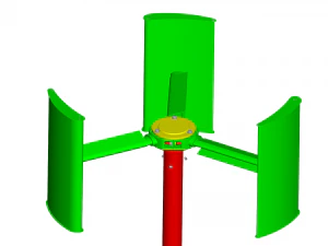 turbina wiatrowa Model 3D
