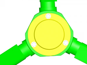 turbina e&oacute;lica Modelo 3D