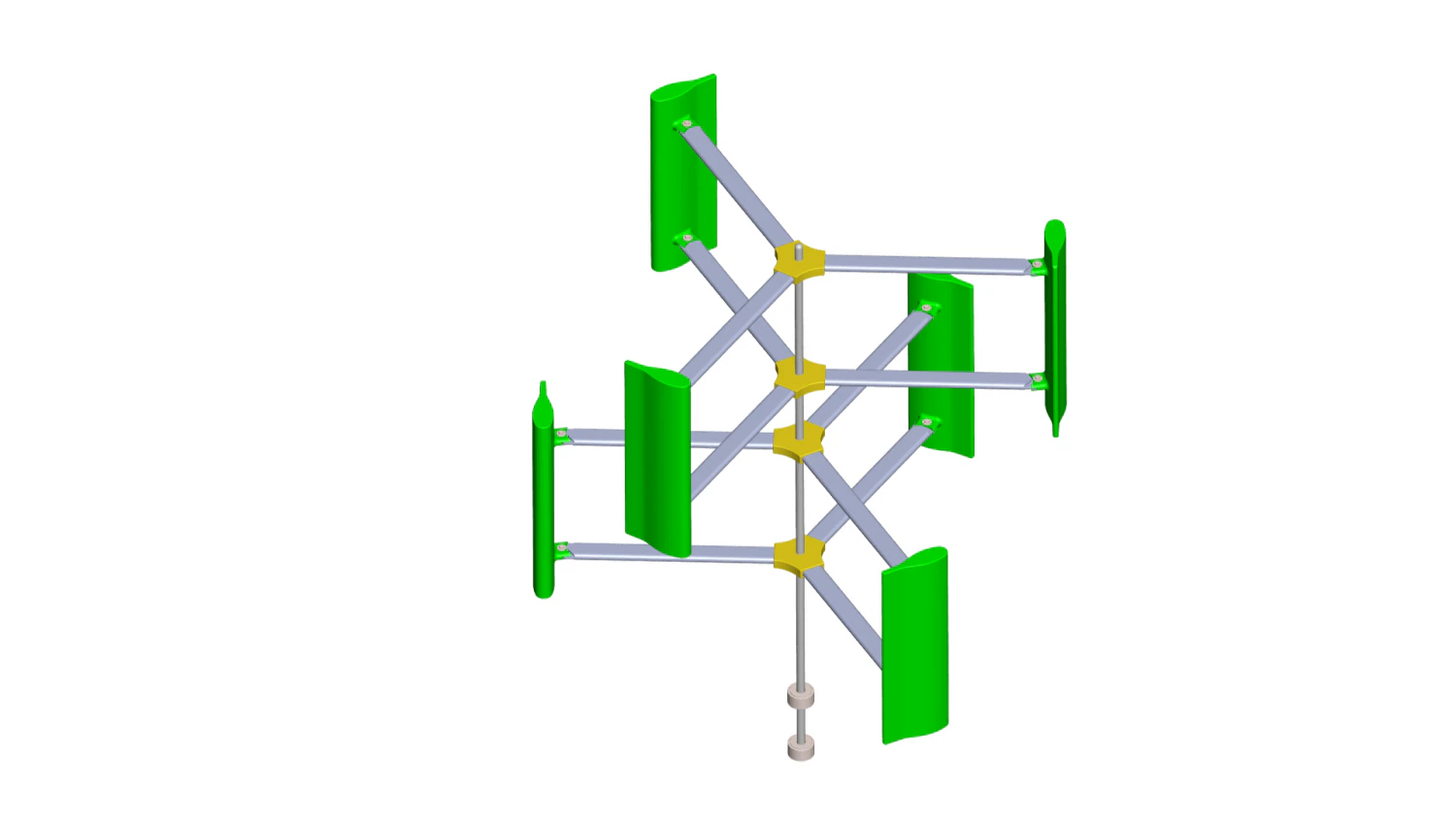 wind turbine 3D Model .c4d .max .obj .3ds .fbx .stl .blend 