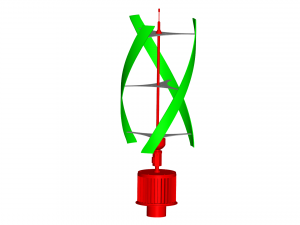 vertical axis wind turbine 3D Model