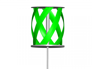 vertical axis wind turbine 3D Model