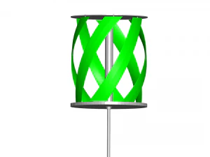 turbina wiatrowa o osi pionowej Model 3D