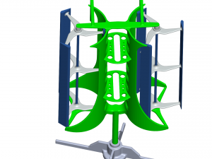 vertical axis wind turbine 3D Model