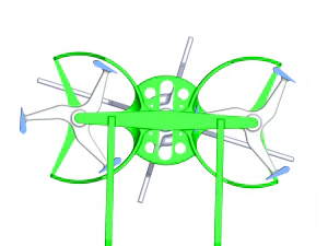 vertical axis wind turbine 3D Model