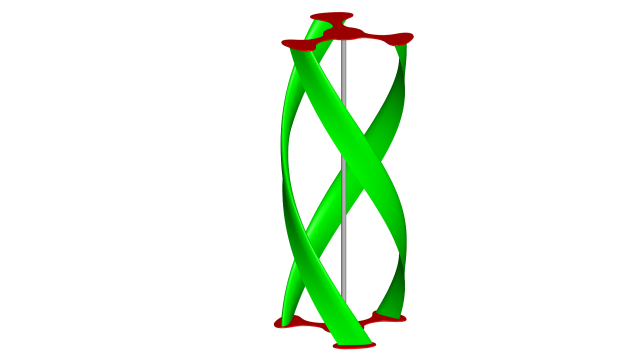 vertical axis wind turbine 3D Model .c4d .max .obj .3ds .fbx .stl .blend 