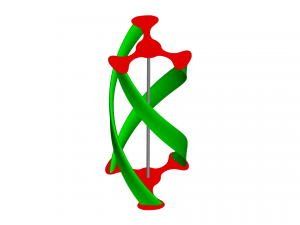 vertical axis wind turbine 3D Model