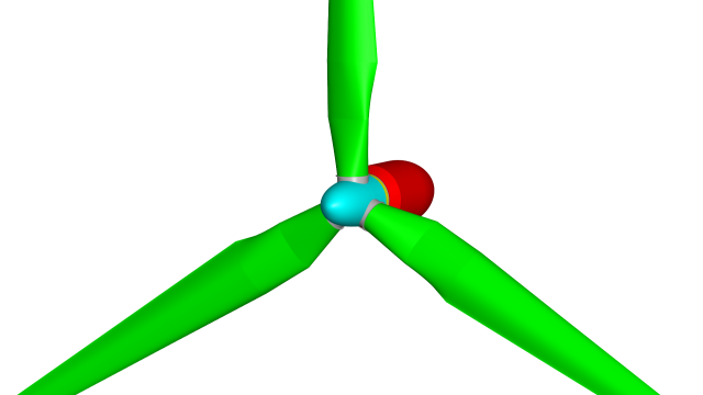 wind turbine 3D Model .c4d .max .obj .3ds .fbx .stl .blend 
