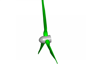 wind turbine 3D Model