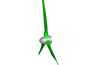 &eacute;olienne Modèle 3D
