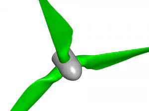 wind turbine 3D Model