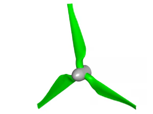 wind turbine 3D Model
