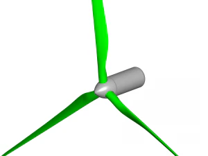 turbina wiatrowa Model 3D