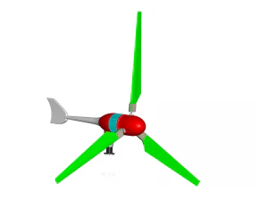 turbina wiatrowa Model 3D