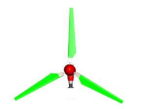 wind turbine 3D Model