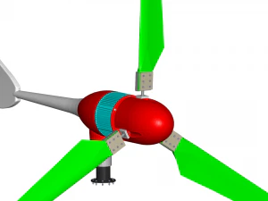 wind turbine 3D Model