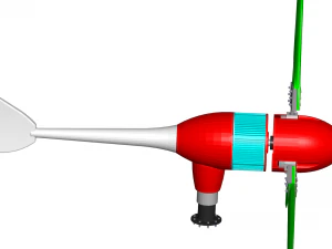 wind turbine 3D Model