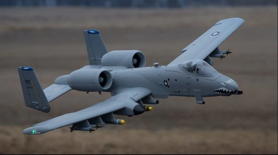 Fairchild Republic A-10 3D Model .c4d .max .obj .3ds .fbx .stl .blend 