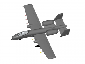 Fairchild Republic A-10 3Dモデル